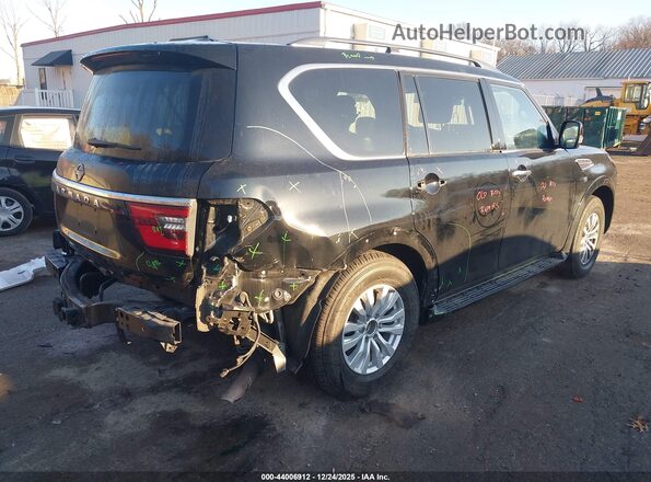 JN8AY2AD4M9661966 2021 NISSAN ARMADA Black Trasero derecho