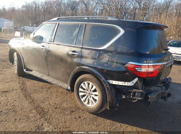 JN8AY2AD4M9661966 2021 NISSAN ARMADA Black Trasero izquierdo