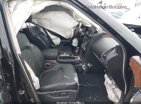 JN8AY2BAXM9370134 2021 NISSAN ARMADA Black Widok wnętrza z przodu