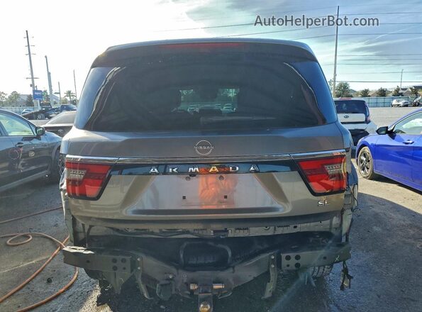 JN8AY2BAXM9373275 2021 NISSAN ARMADA Gray Widok z tyłu