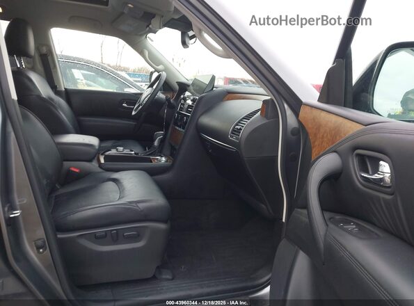 JN8AY2BB7M9795237 2021 NISSAN ARMADA Gray Вид салону спереду