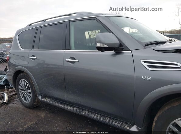JN8AY2BB7M9795237 2021 NISSAN ARMADA Gray Вид задньої частини салону