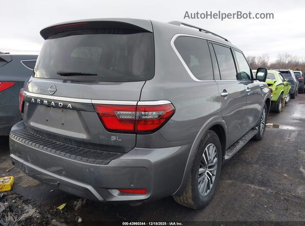 JN8AY2BB7M9795237 2021 NISSAN ARMADA Gray Задня права чверть