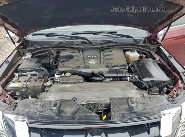 JN8AY2CD6N9675964 2022 NISSAN ARMADA Red Շարժիչի բաժամունքի տեսք