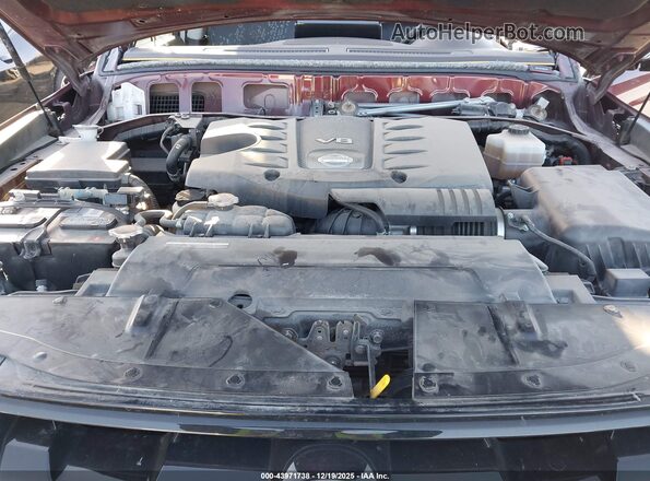 JN8AY2DA1N9390786 2022 NISSAN ARMADA Maroon Widok z tyłu