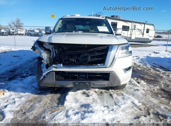 JN8AY2DB3N9810718 2022 NISSAN ARMADA White Vista del cuadro de instrumentos