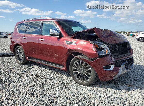 JN8AY2DB5P9834313 2023 NISSAN ARMADA Burgundy 