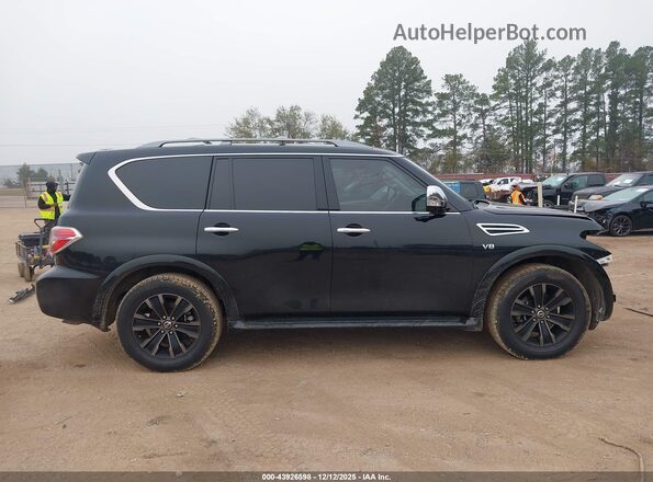 JN8AY2NE8L9781304 2020 NISSAN ARMADA Black Սալոնի 360 աստիճան տեսք