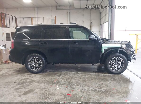 JN8AY3EB4S9102543 2025 NISSAN ARMADA Black Սալոնի 360 աստիճան տեսք