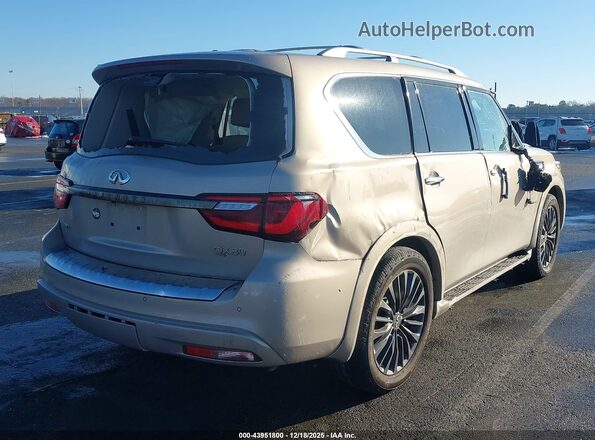 JN8AZ2AC3N9485188 2022 INFINITI QX80 Cream Trasero derecho