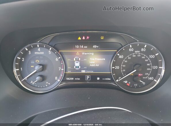 JN8AZ2AC3N9485188 2022 INFINITI QX80 Cream Vista de los asientos traseros