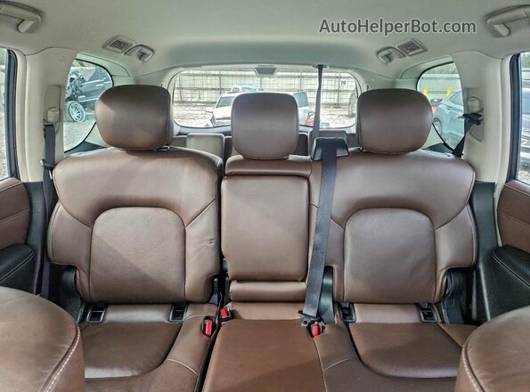 JN8AZ2AD2N9870623 2022 INFINITI QX80 White Rear seats view