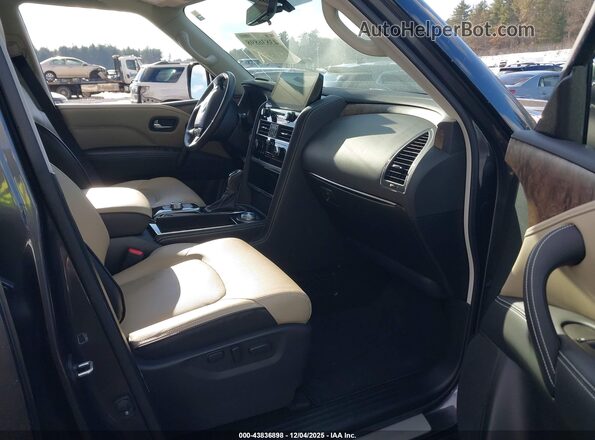 JN8AZ2AE7P9304615 2023 INFINITI QX80 Gray Front interior view