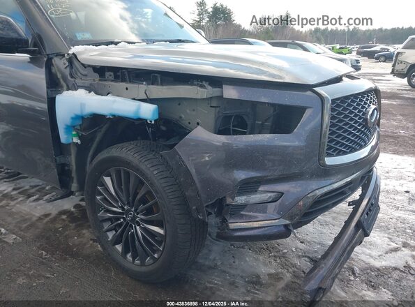 JN8AZ2AE7P9304615 2023 INFINITI QX80 Gray Front view