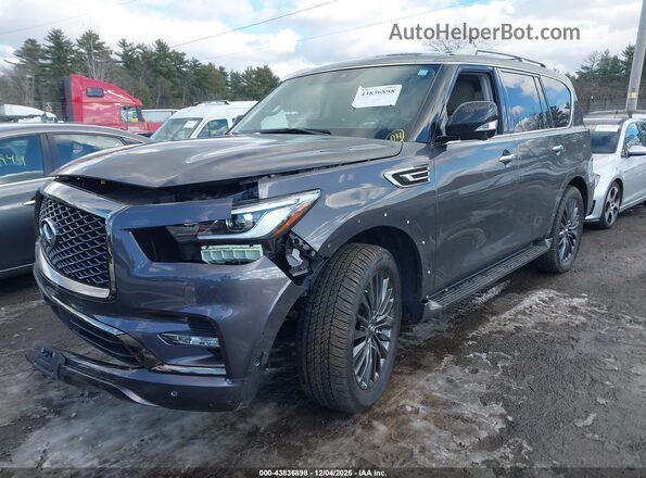 JN8AZ2AE7P9304615 2023 INFINITI QX80 Gray Front left