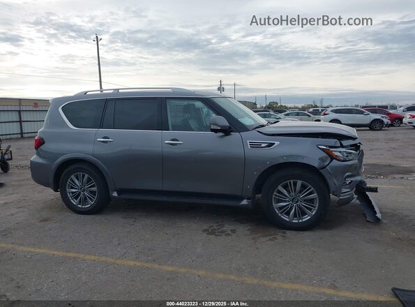 JN8AZ2AF1M9719451 2021 INFINITI QX80 Серый Вид задней части салона