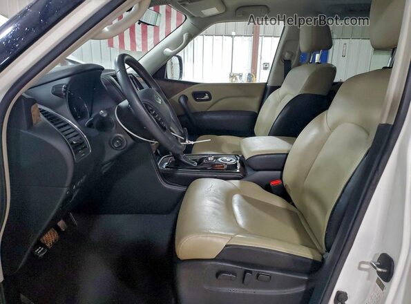 JN8AZ2AF2M9715442 2021 INFINITI QX80 Белый Вид салона спереди