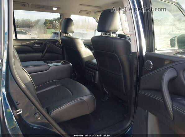 JN8AZ2AF7R9765129 2024 INFINITI QX80 Blue Widok naklejki z numerem VIN
