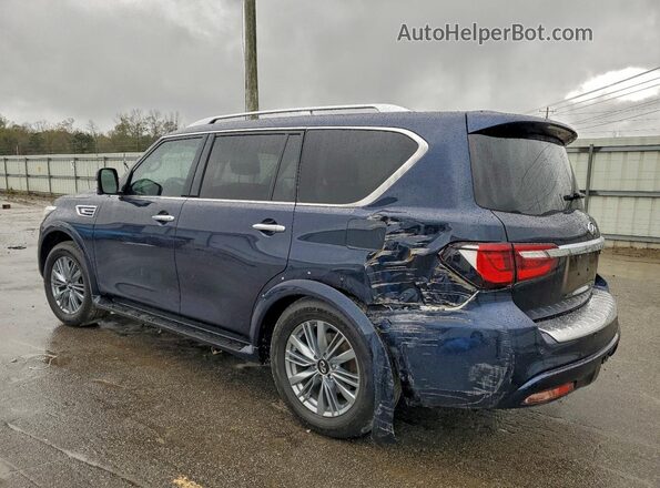 JN8AZ2AF9M9720136 2021 INFINITI QX80 Blue Rear left