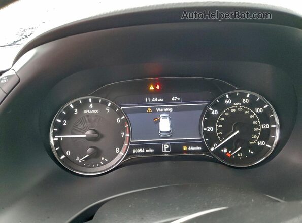 JN8AZ2AF9M9720136 2021 INFINITI QX80 Blue Instrument cluster view