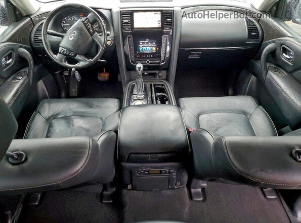 JN8AZ2AF9M9720136 2021 INFINITI QX80 Blue Dashboard view