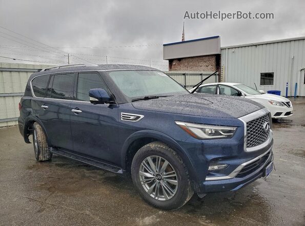 JN8AZ2AF9M9720136 2021 INFINITI QX80 Blue Front right