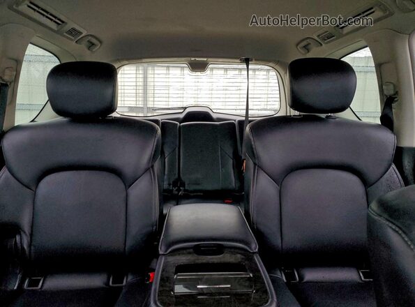 JN8AZ2AF9M9720136 2021 INFINITI QX80 Blue Rear seats view