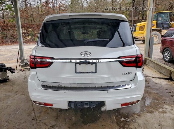 JN8AZ2NF0K9687907 2019 INFINITI QX80 White Vista trasera