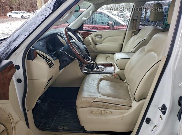 JN8AZ2NF0K9687907 2019 INFINITI QX80 White Vista interior delantera