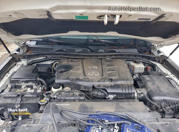JN8AZ2NF0K9687907 2019 INFINITI QX80 White Vista interior trasera