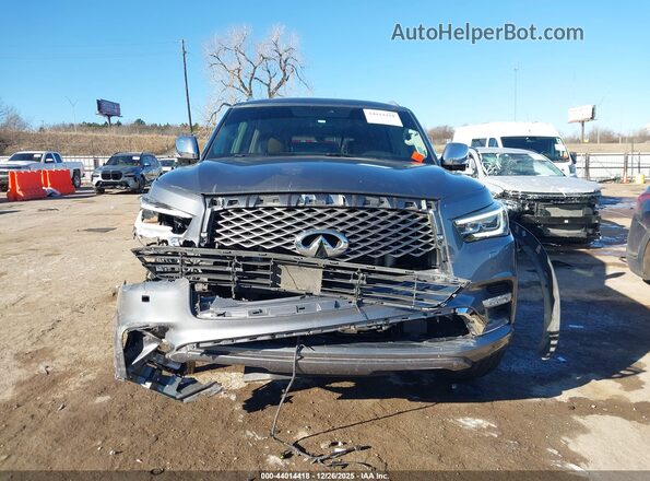 JN8AZ2NF3J9664281 2018 INFINITI QX80 Серый Вид щитка приборов