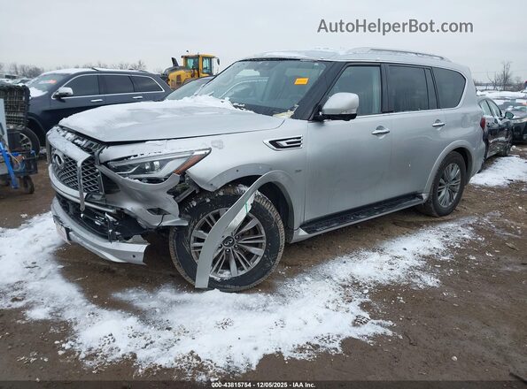 JN8AZ2NF5L9703178 2020 INFINITI QX80 Серебряный Передняя левая четверть