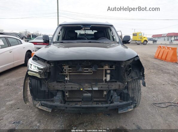 JN8AZ2NF8K9686715 2019 INFINITI QX80 Black Widok z przodu