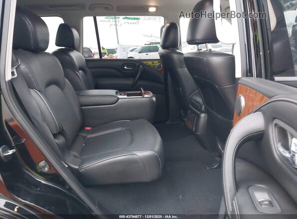 JN8AZ2NF8K9686715 2019 INFINITI QX80 Black Widok naklejki z numerem VIN