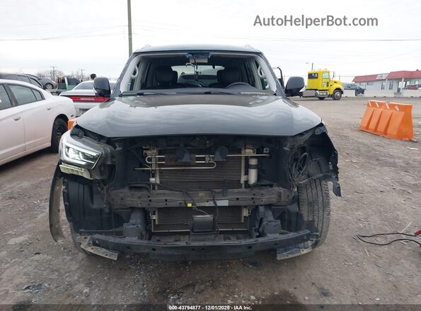 JN8AZ2NF8K9686715 2019 INFINITI QX80 Black Widok wnętrza z tyłu
