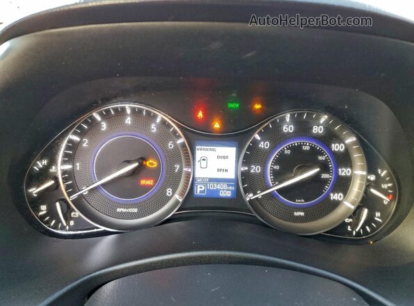 JN8AZ2NF8K9687184 2019 INFINITI QX80 Blue Vista del cuadro de instrumentos