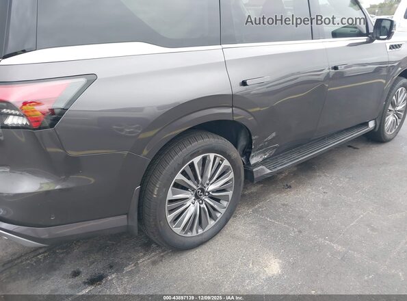 JN8AZ3BD9S9200213 2025 INFINITI QX80 Gray Widok deski rozdzielczej