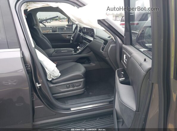 JN8AZ3BD9S9200213 2025 INFINITI QX80 Gray Widok wnętrza z przodu