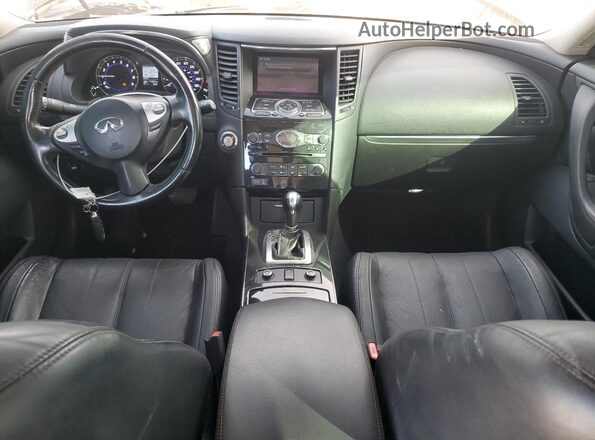 JN8CS1MU8GM670378 2016 INFINITI QX70 Black Вид панелі приладів