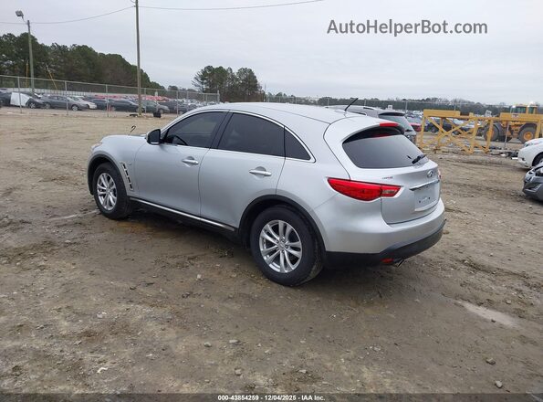 JN8CS1MU8HM142132 2017 INFINITI QX70 Silver Trasero izquierdo