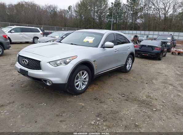 JN8CS1MU8HM142132 2017 INFINITI QX70 Silver Vista tres cuartos delantera izquierda