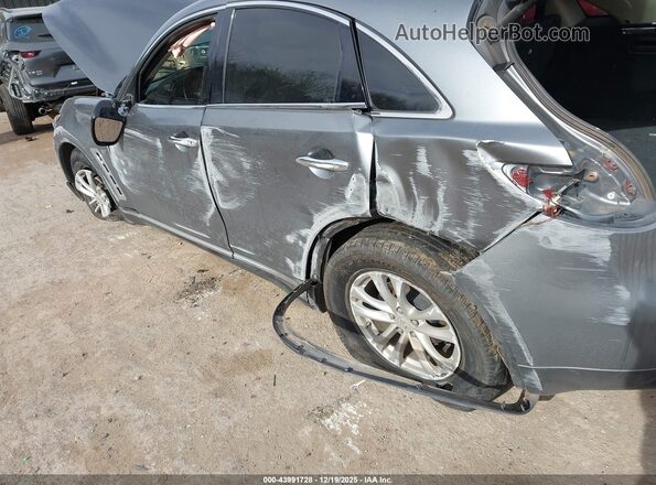 JN8CS1MUXHM143749 2017 INFINITI QX70 Gray წინა ხედი
