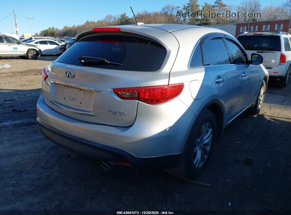 JN8CS1MW1HM414943 2017 INFINITI QX70 Silver Հետևի աջ