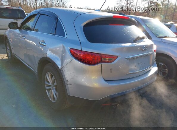 JN8CS1MW1HM414943 2017 INFINITI QX70 Silver Հետևի ձախ