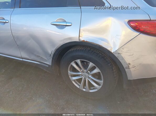 JN8CS1MW1HM414943 2017 INFINITI QX70 Silver Սարքավորումների վահանակի տեսք