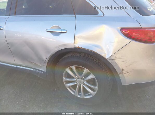 JN8CS1MW1HM414943 2017 INFINITI QX70 Silver Դիմացի տեսք