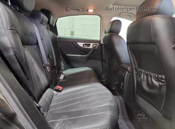 JN8CS1MW5HM414542 2017 INFINITI QX70 Black უკანა სალონის ხედი