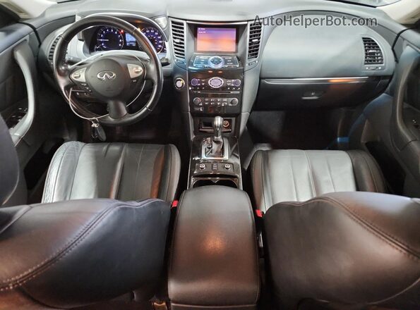 JN8CS1MW5HM414542 2017 INFINITI QX70 Black წინა პანელის ხედი