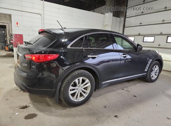 JN8CS1MW5HM414542 2017 INFINITI QX70 Black უკანა მარჯვენა