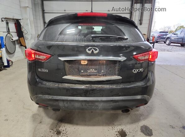JN8CS1MW5HM414542 2017 INFINITI QX70 Black უკანა ხედი